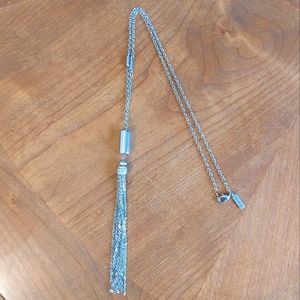 The Limited Silver Tassel Necklace